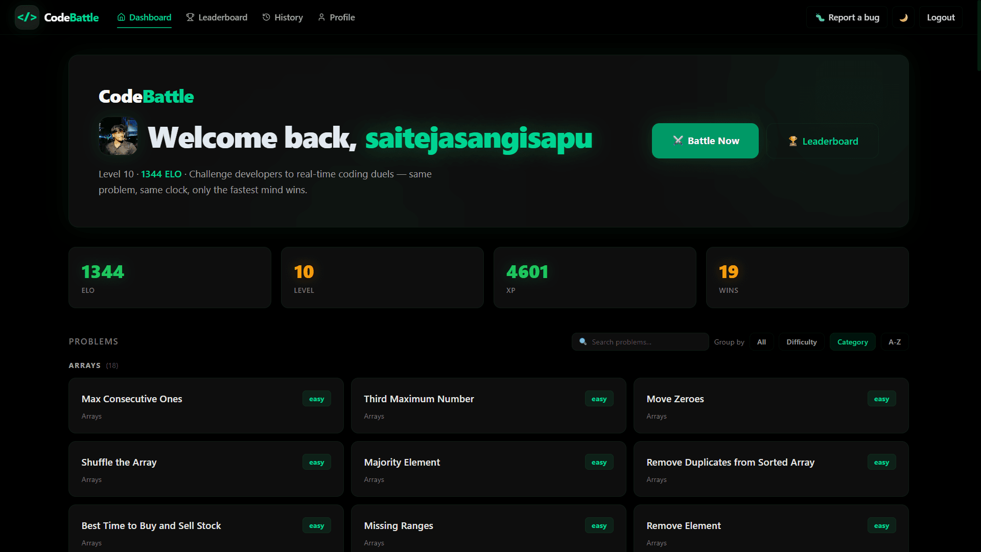 Code Battle screenshot